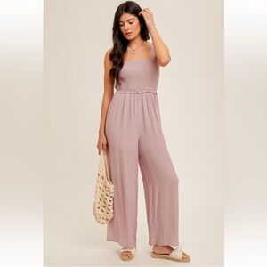 Hem & Thread Mauve Jumpsuit